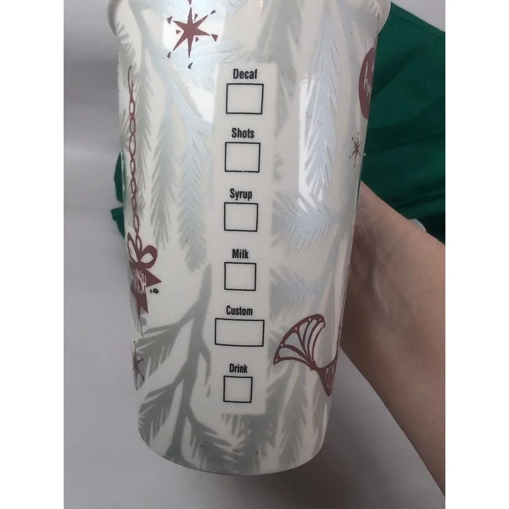 Christmas Starbucks! Mini Red Cup, Coffee Truck, Tall Mug, & Green Barista Apron